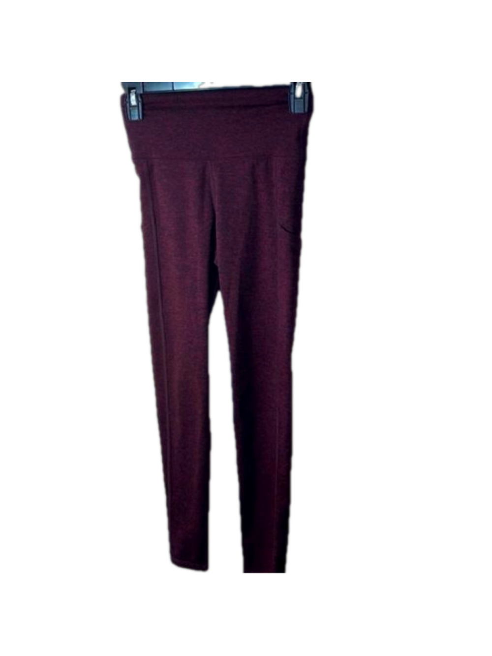 Aerie maroon activewear soft leggings XS ￼